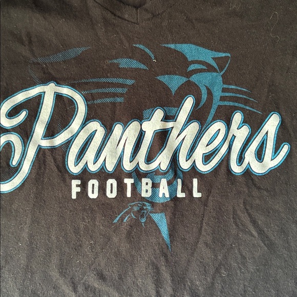 Carolina Panthers Womens NFL Apparel Shirt Blue Black - Medium - Picture 3 of 7